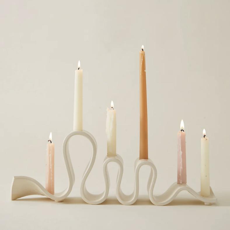 Weylyn Candelabra, White