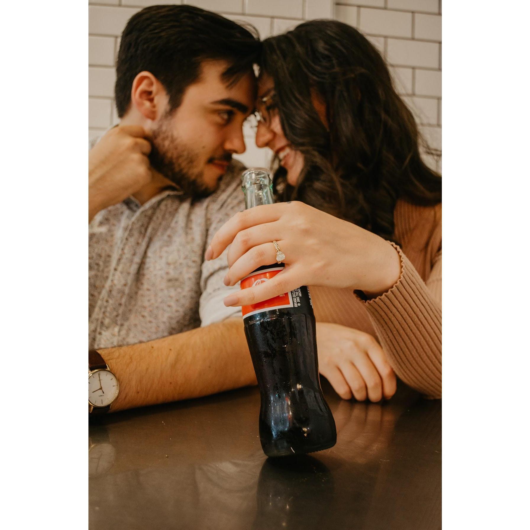 engagement photoshoot, grand central market