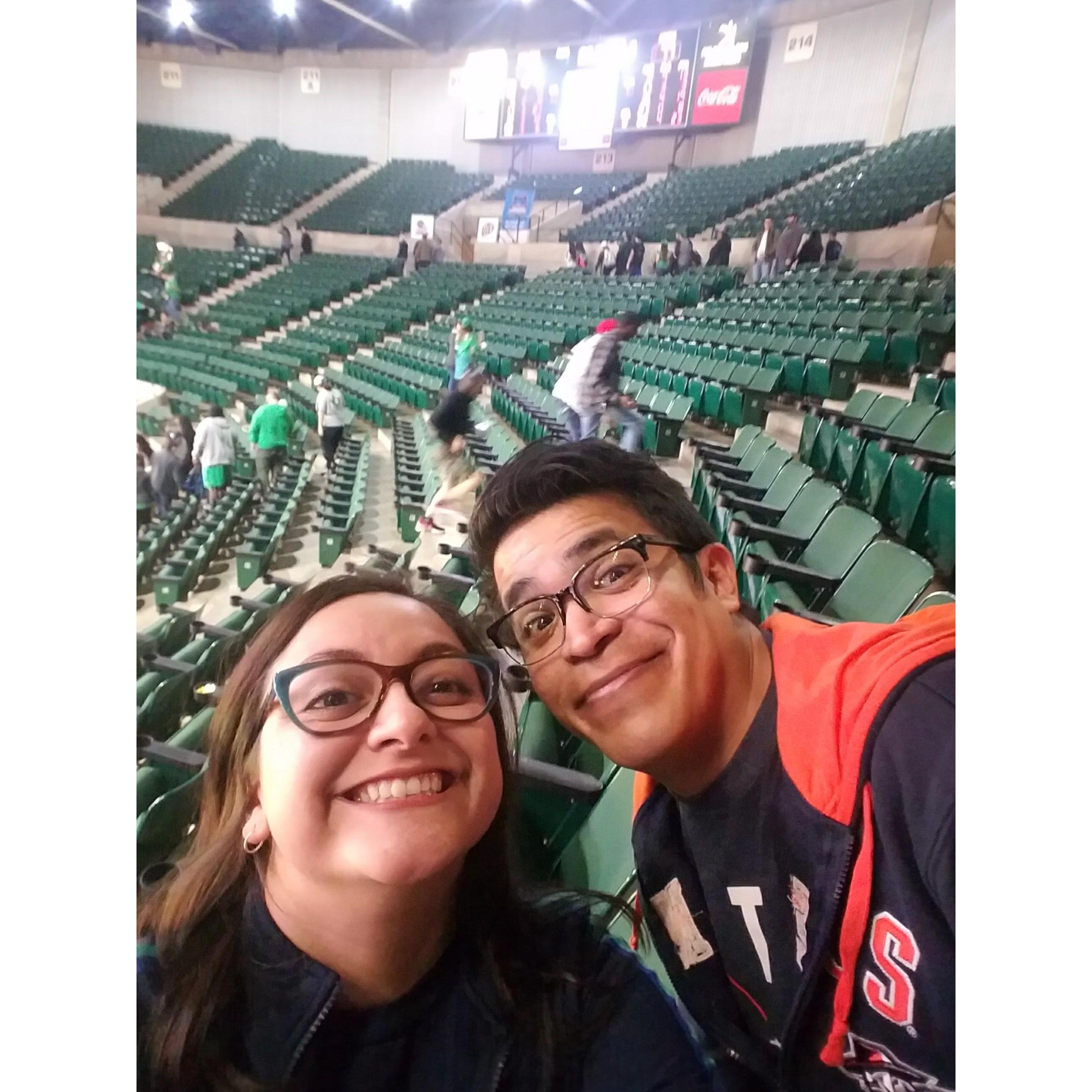 The Miners in Denton TX. UTEP won!