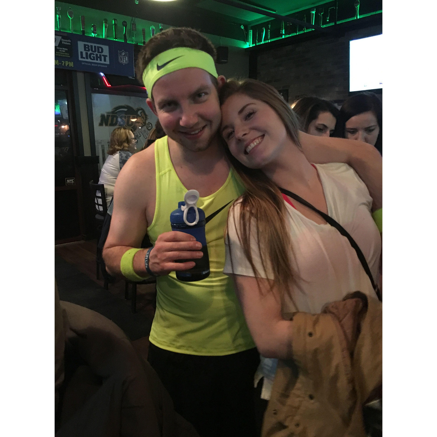 One of the first photos together @ a work Christmas party - 2016
