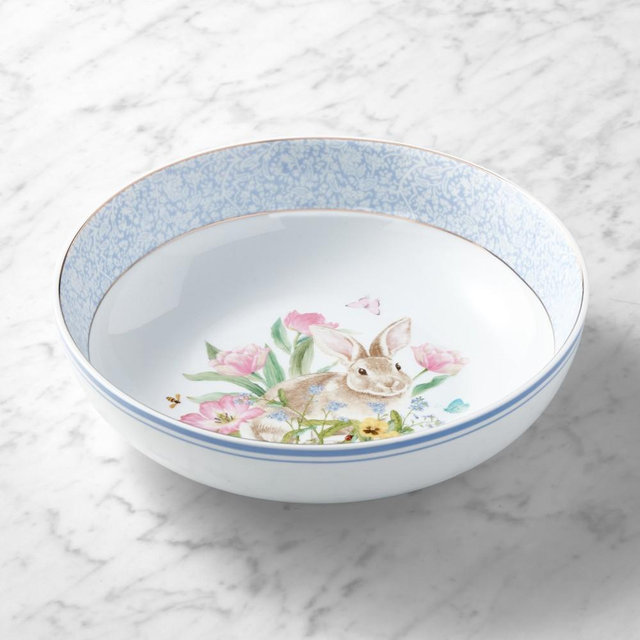 Garden Flowers Serving Bowl