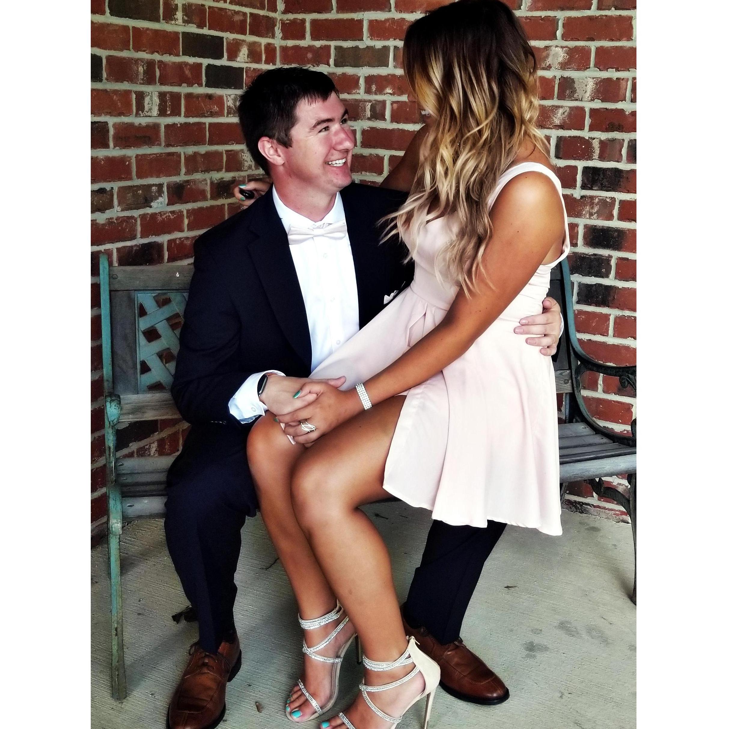 The first wedding we attended together. It's crazy to think that we're next!