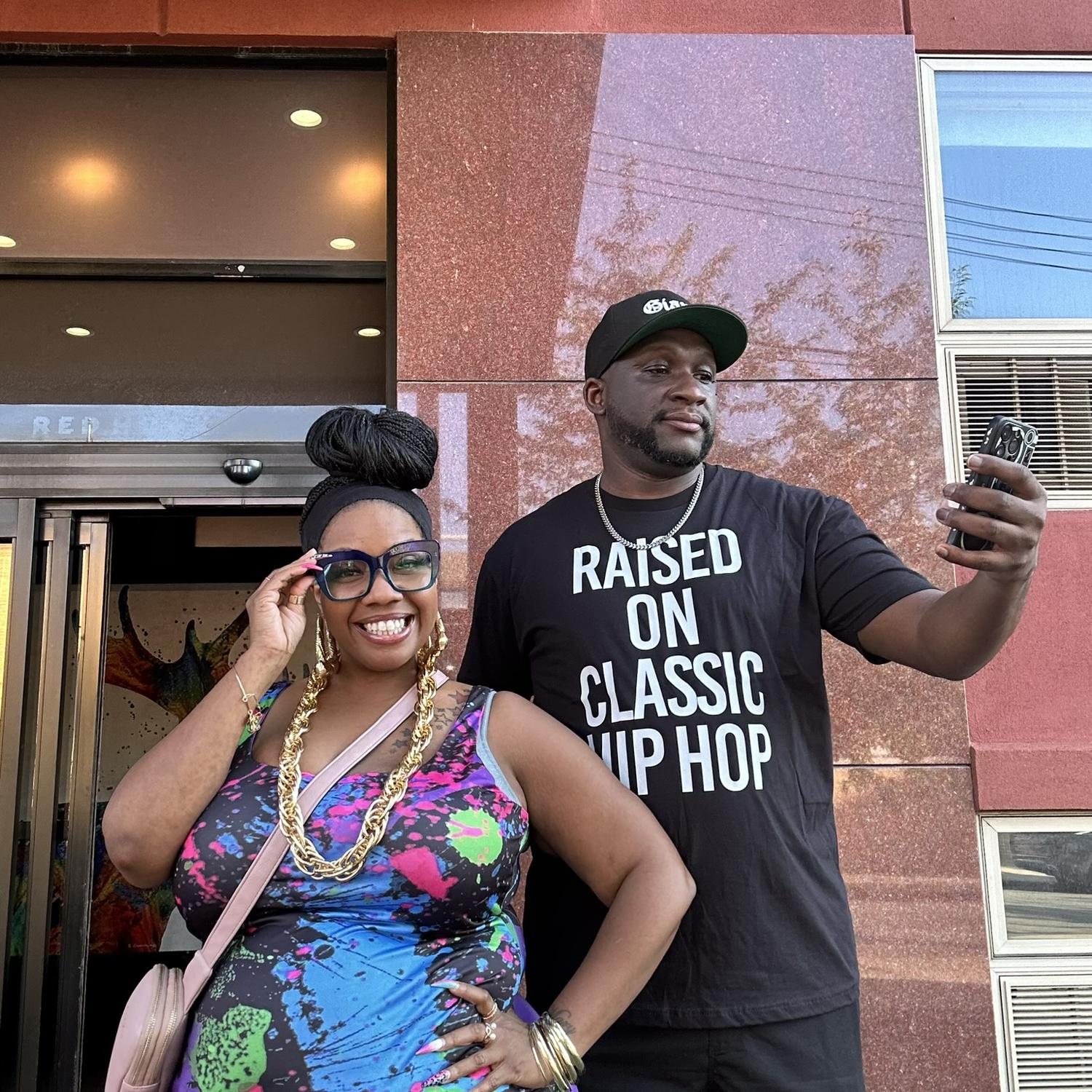 Heading to celebrate the 50th anniversary of HipHop. 🎶 music🎼 is definitely one of the many love languages they share together❤️
