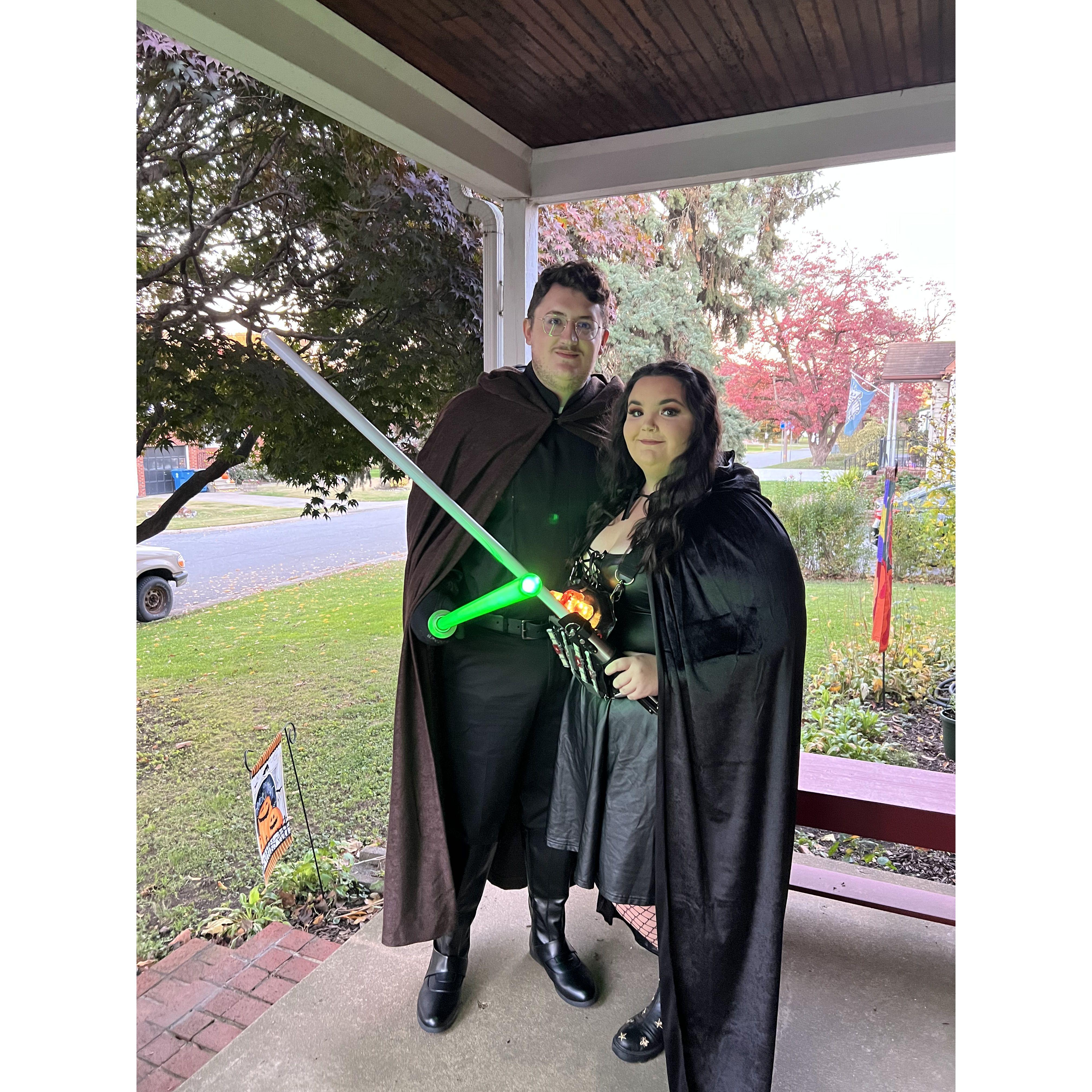 Our first halloween party