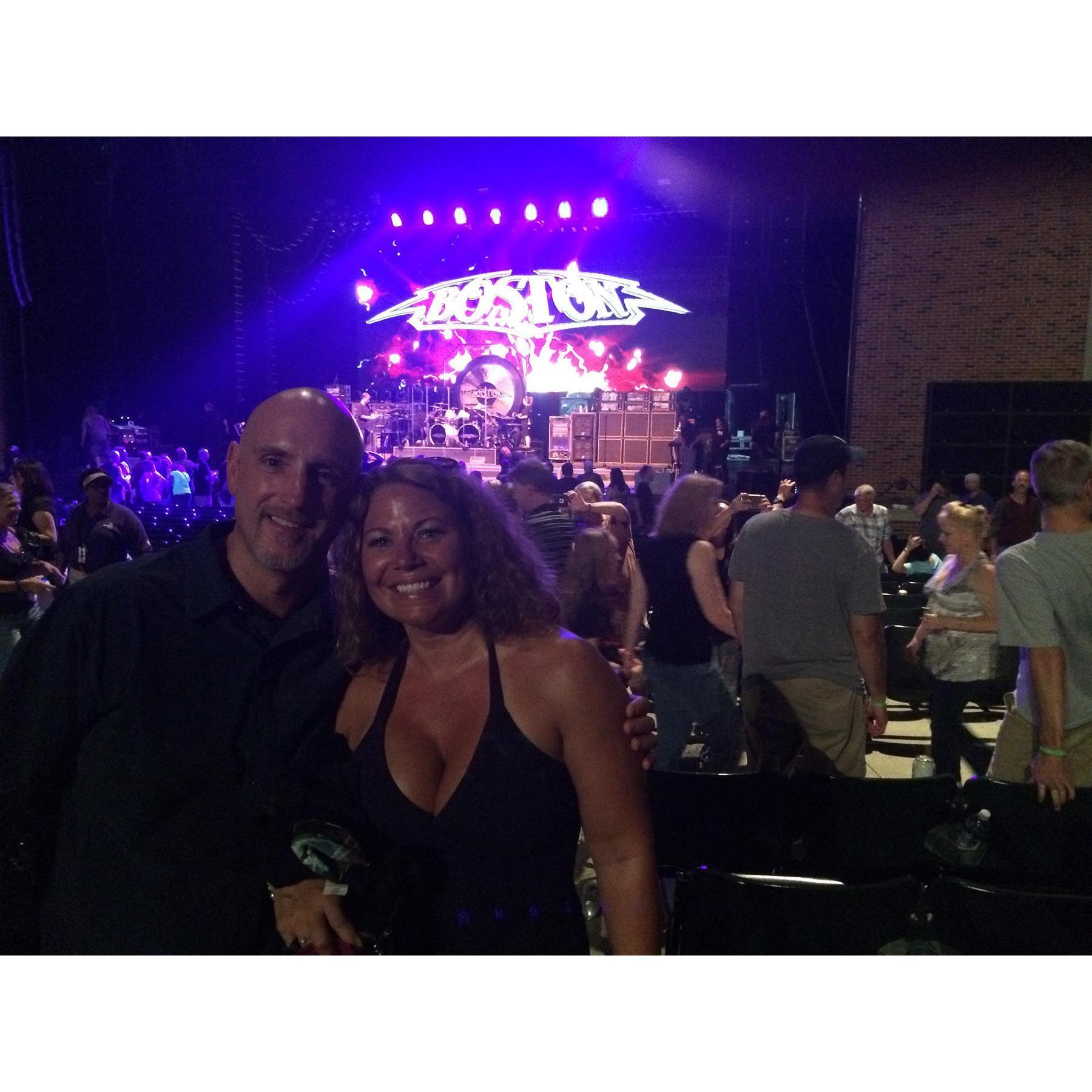 Starlight Theater in Kansas City seeing Boston in 2015. Simply amazing.