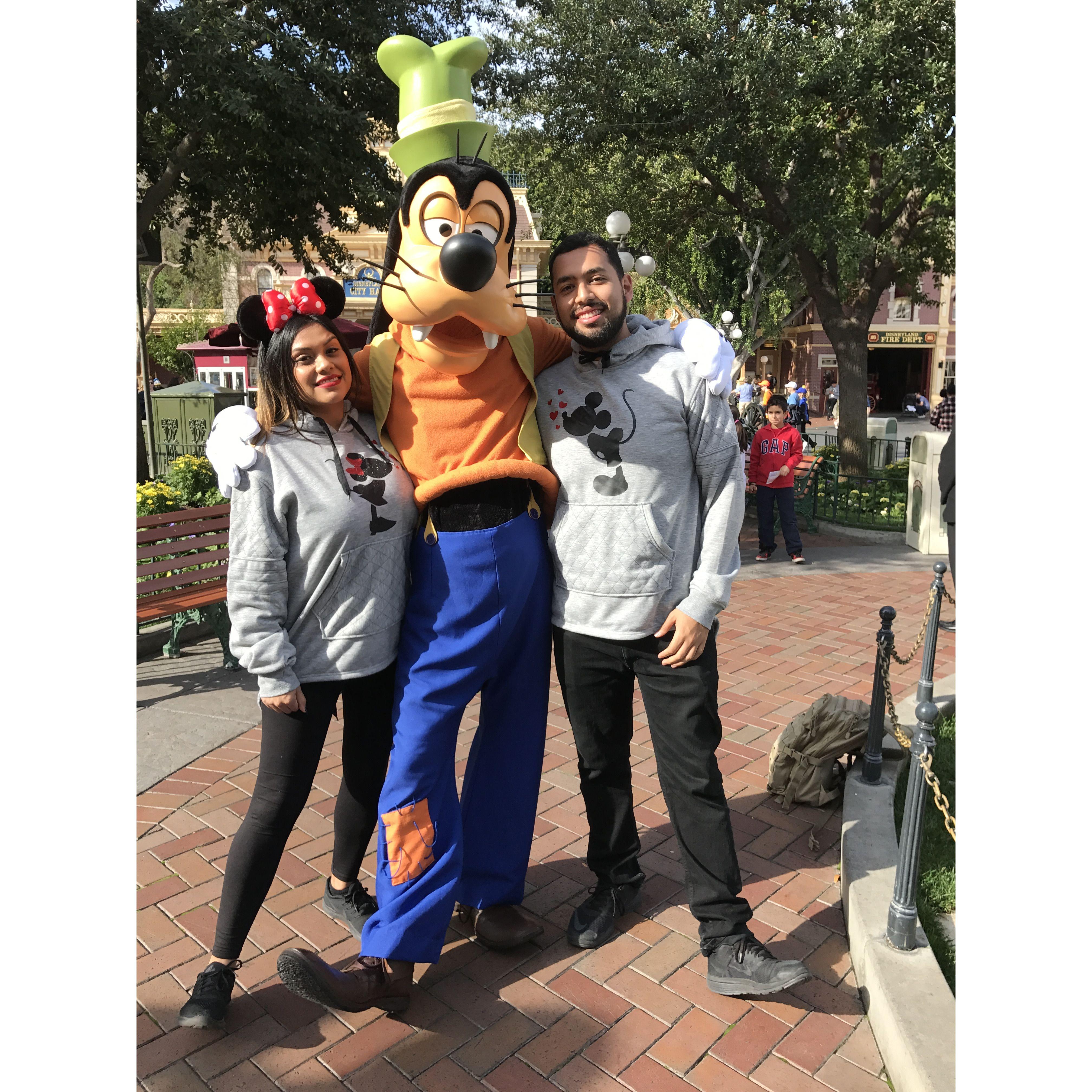Our 1 year Anniversary, the first time I took him to Disneyland!