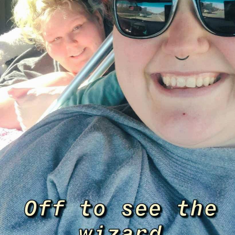 On our way to see special doctors.
I was in the worst pain I’ve ever experienced and Shelbey was by my side caring for me the whole time. 
April 2021