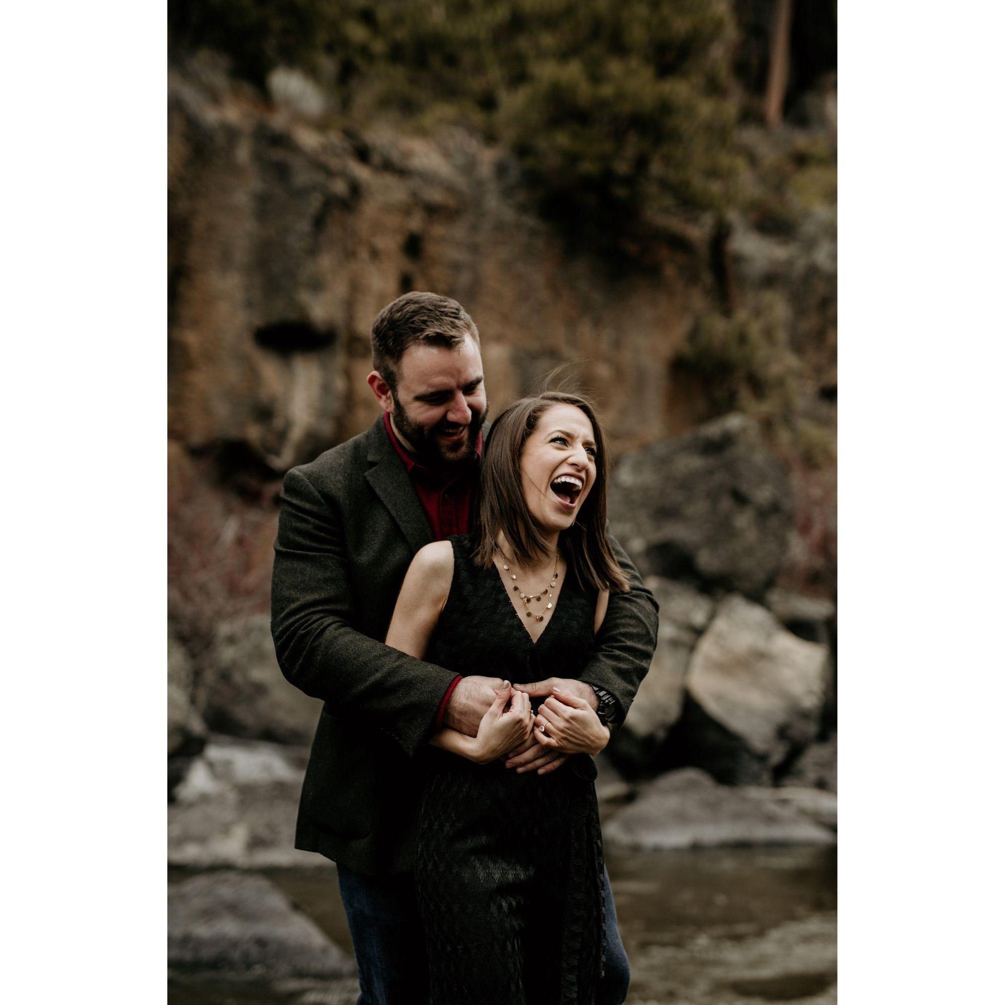 When Morgan told me this was a surprise engagement shoot AFTER we got engaged.