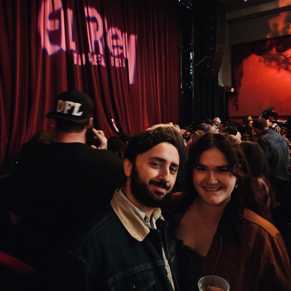 11•02•24 This is a photo of Matthew & Savannah at a concert for one of their favorite country artists- the Lost Dog Street Band! They were great live, and this concert was one of their favorite ones!