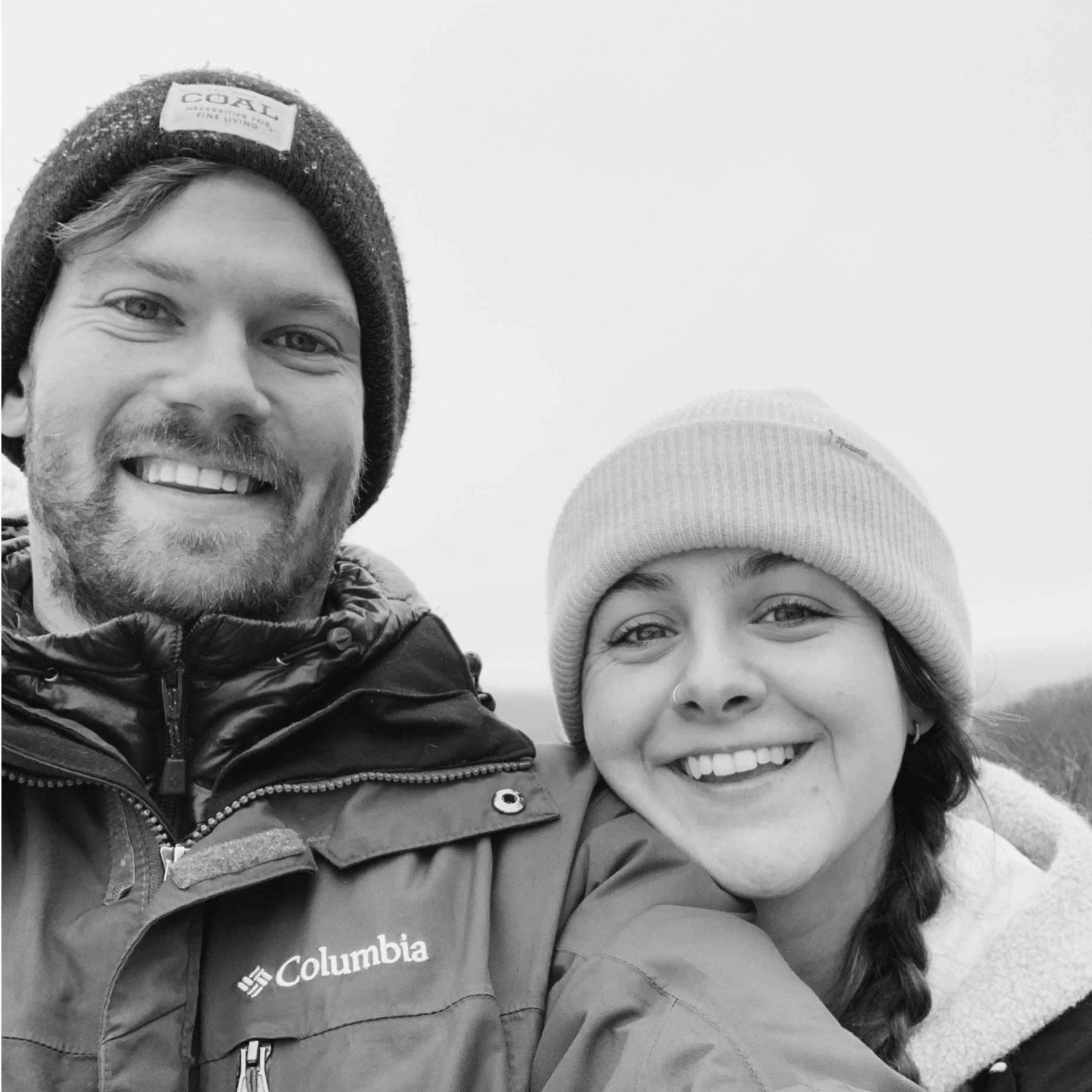 Taken on one of our many outings hiking in Brown County State Park with Sadie. I distinctly remember belting along to the Hamilton Soundtrack on the drive down.