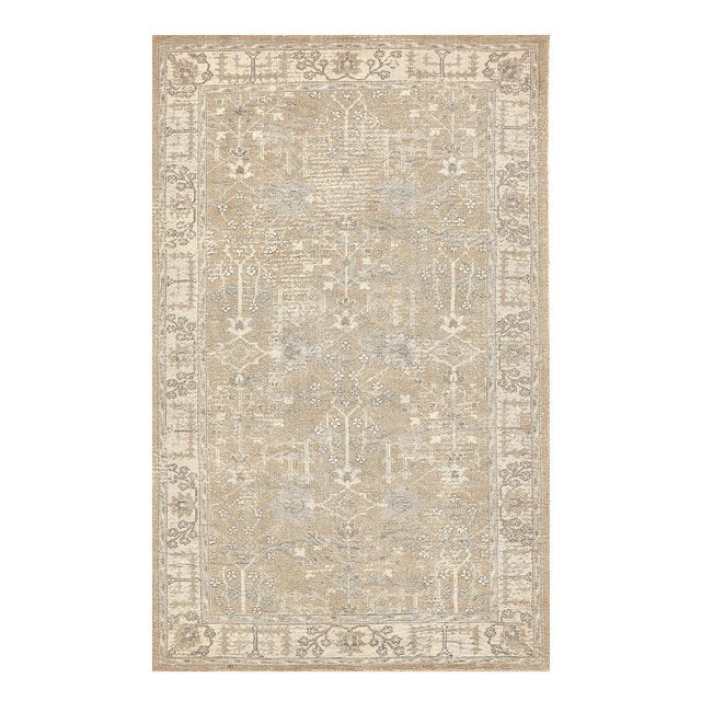 Reeva Handwoven Rug, Dark Flax, 3' x 5'