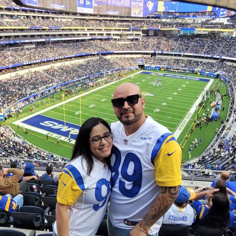 Yes! We’re both Rams 🐏 fans!!! Who’s house??? Rams house!!!! 🤪🤪