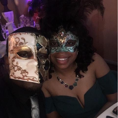 Our first masquerade themed wedding
