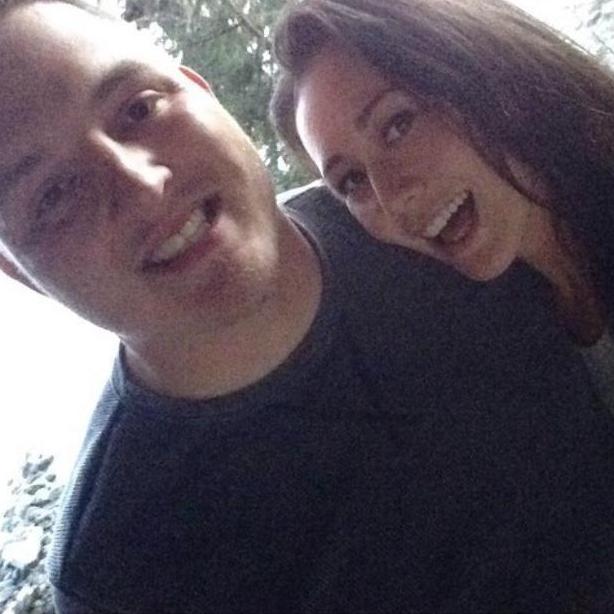 First year anniversary selfie in Sooke at Craidelonna Cabins- 2015