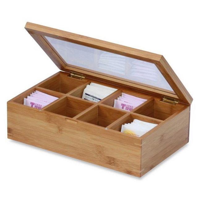 Oceanstar Bamboo Tea Box