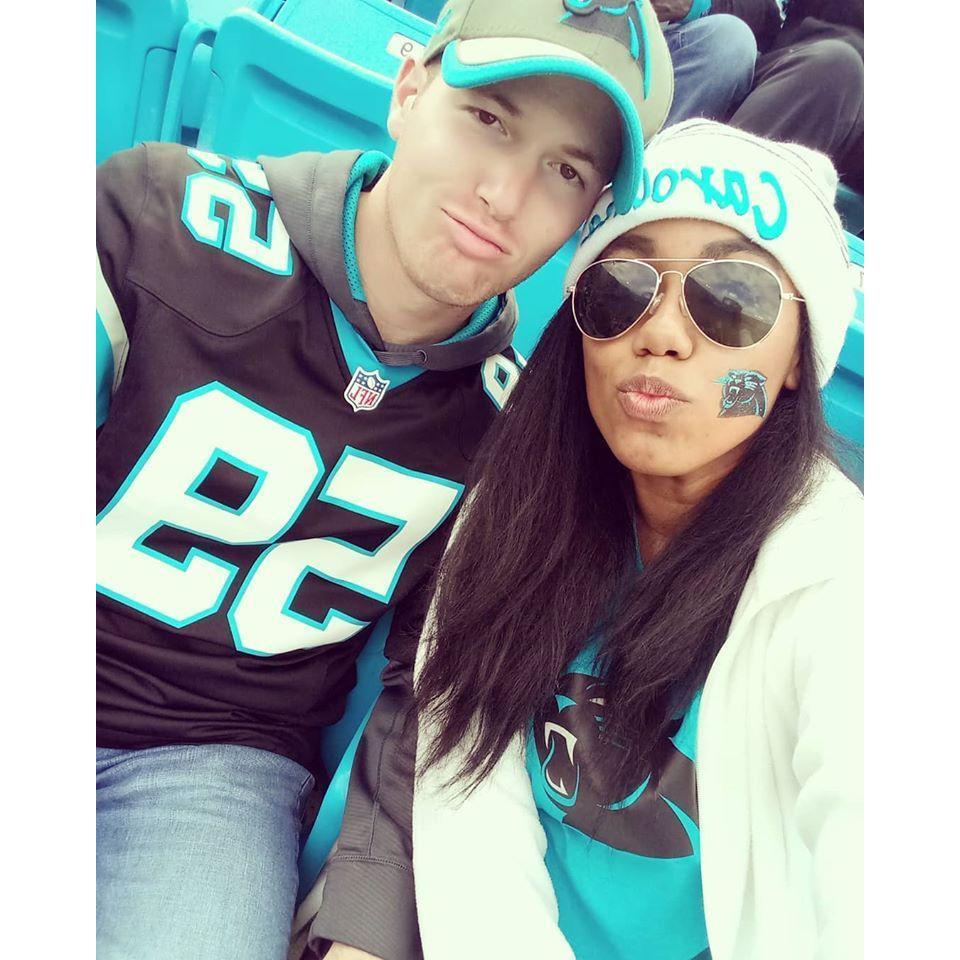 Dakota's first NFL game and couldn't have been happier