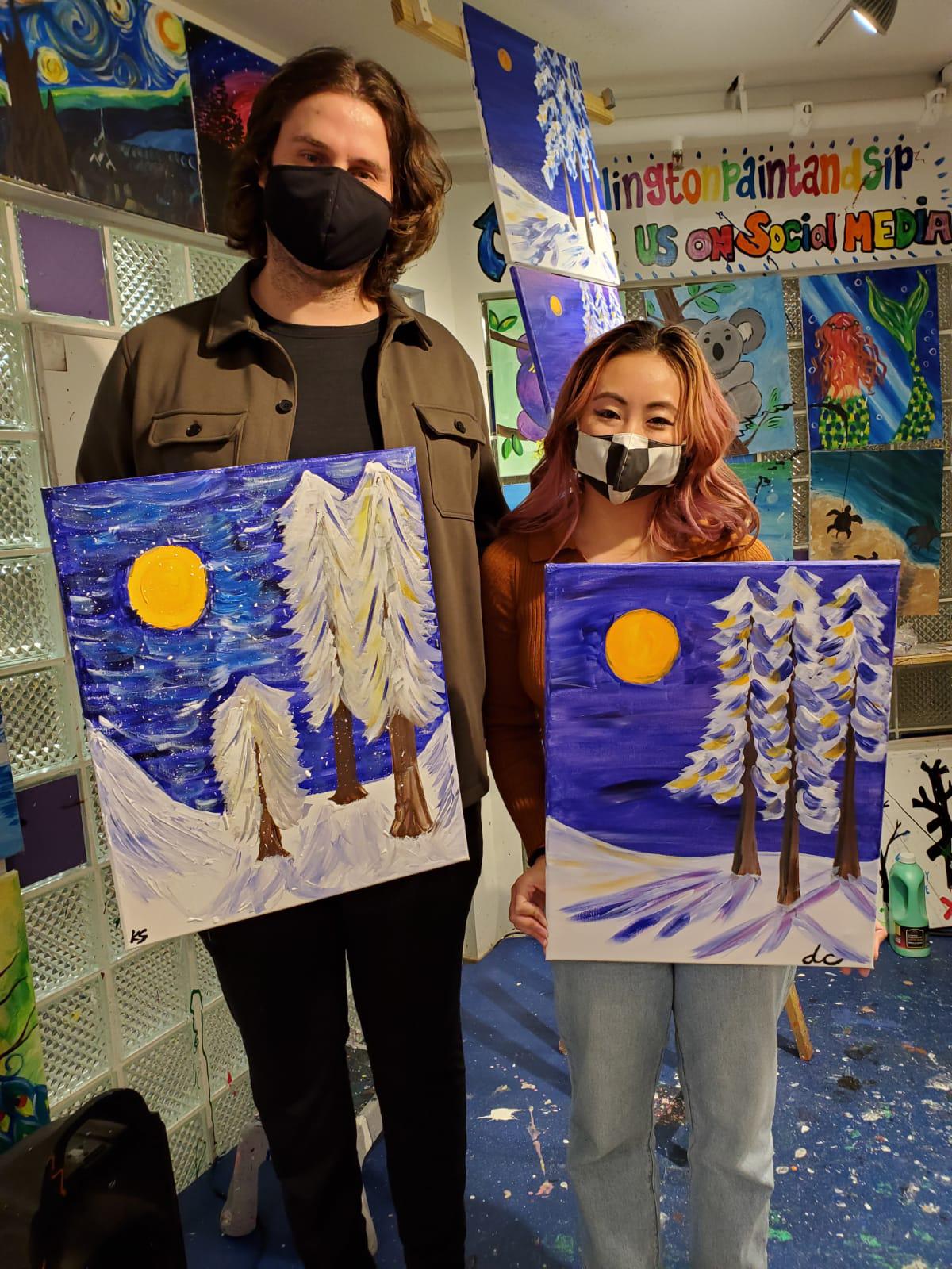 Sip-and-paint success in Vermont for Kevin’s 30th | March 2021