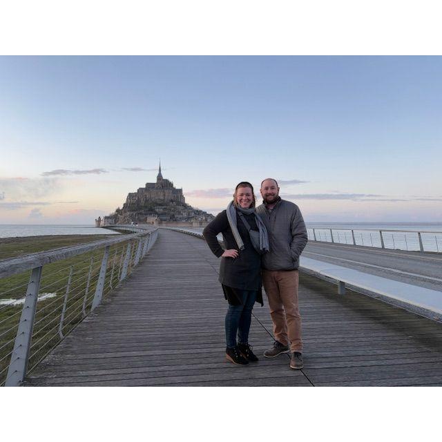 Mont Saint Michel, France February 2025