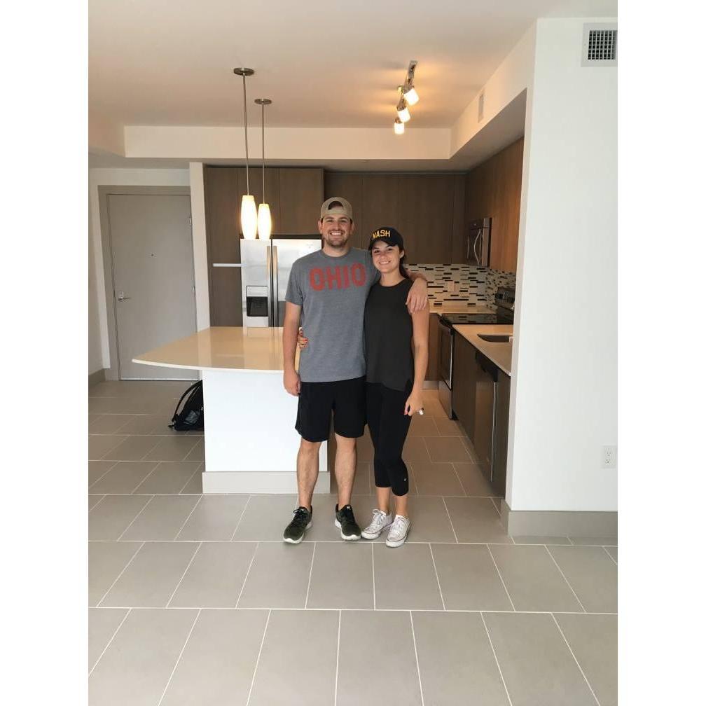 Our first apartment together ❤️