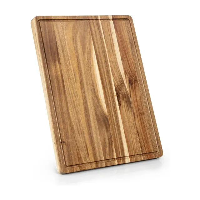 Cutting Board Extra Large, 24x18 Inch Acacia Wood with Juice Groove, Thick Wooden Chopping Board for Meat, Vegetables & Serving