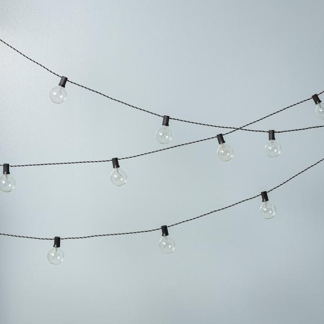 11' Clear Bulb Indoor/Outdoor String Lights - Hearth & Hand™ with Magnolia