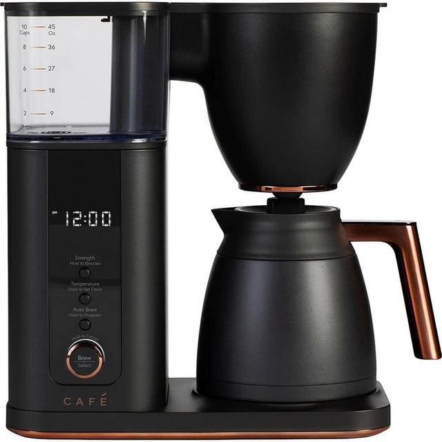 Café Specialty Drip Coffee Maker with 10-Cup Insulated Thermal Carafe, SCA Certified, WiFi Enabled with Voice-to-Brew Controls, Programmable, Matte Black