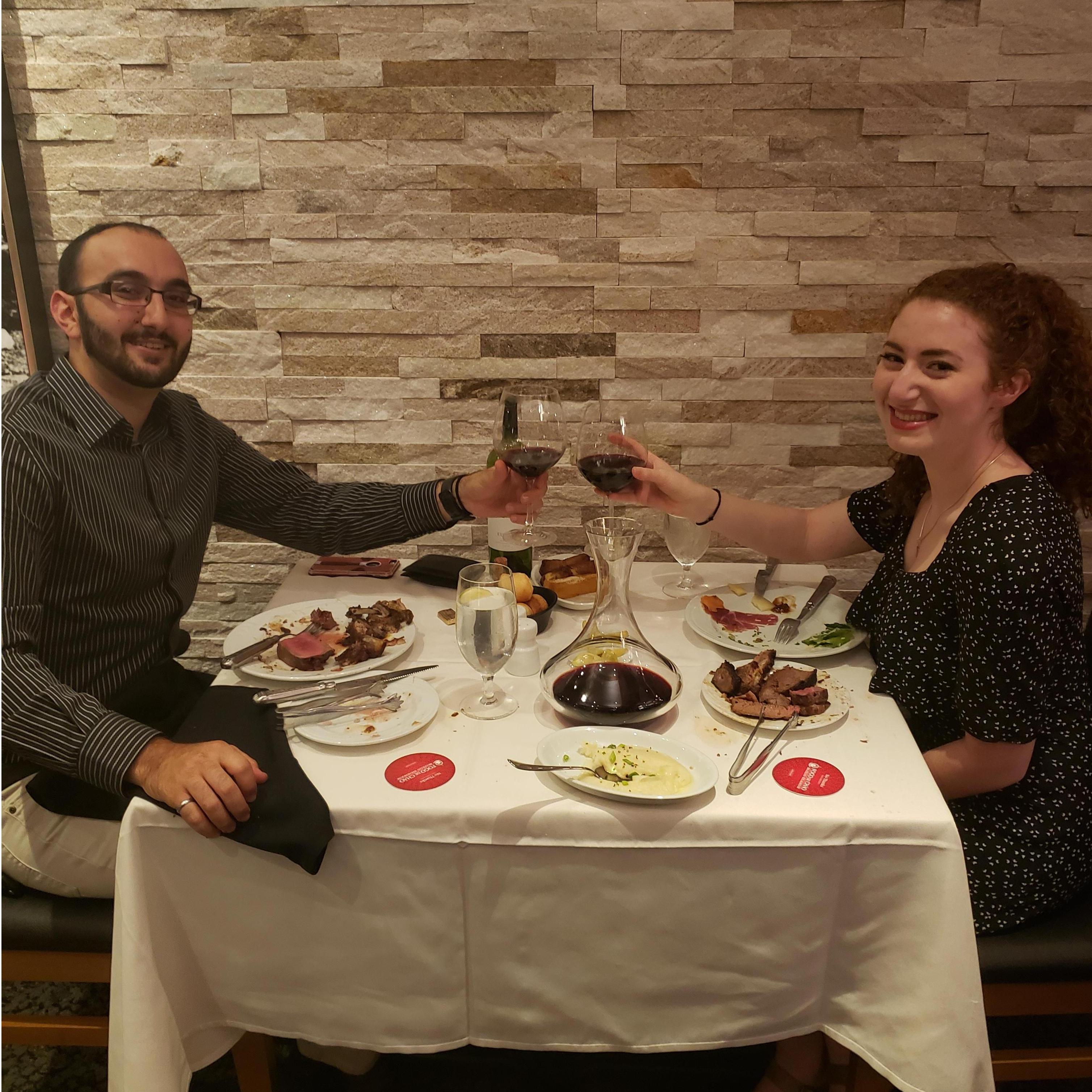 First Anniversary Dinner