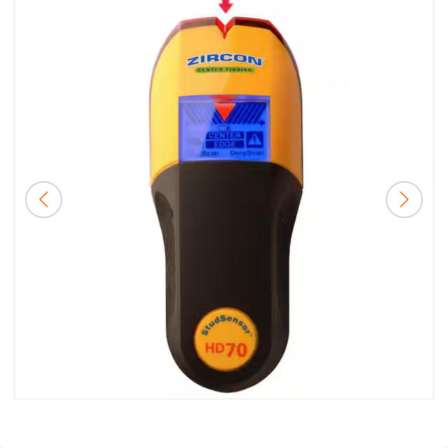 Zircon StudSensor HD70 Stud Finder 66229