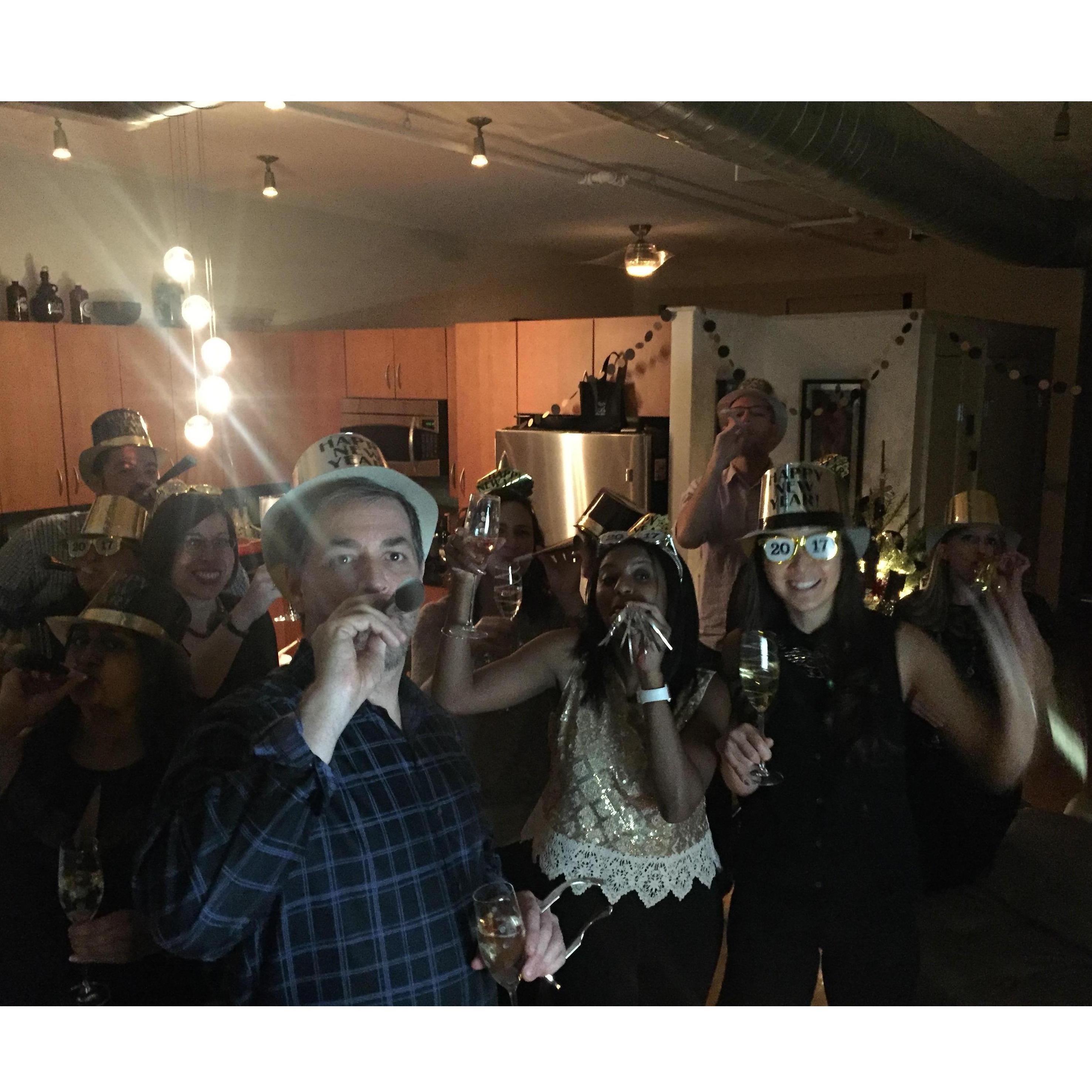 A recent NYE party at our house. Let's make this year's party the best yet!