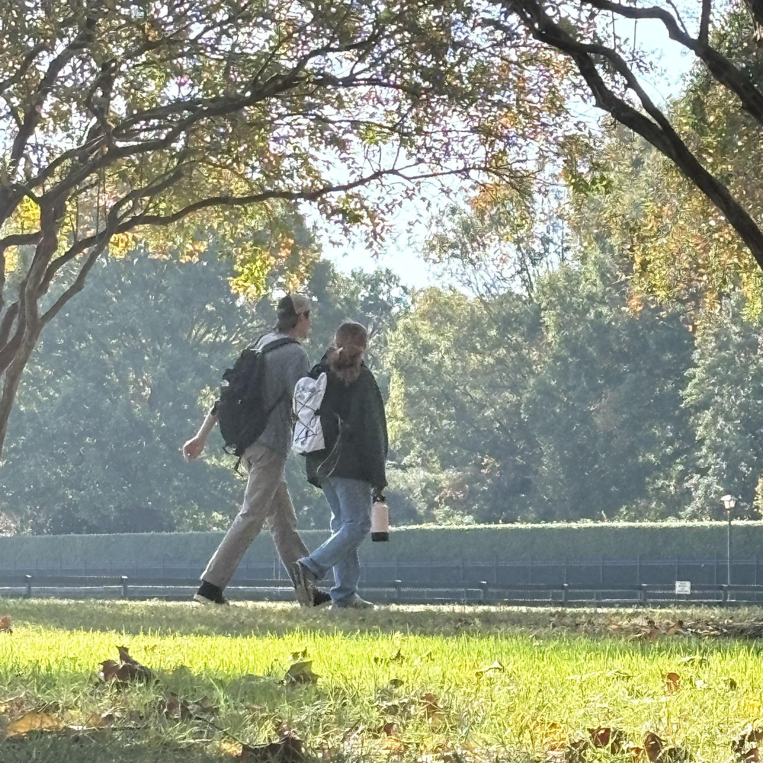 Our friends became spies and would sneak pictures of us spending time together!