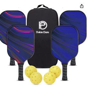 Dulce DOM Pickleball Paddles Set of 4