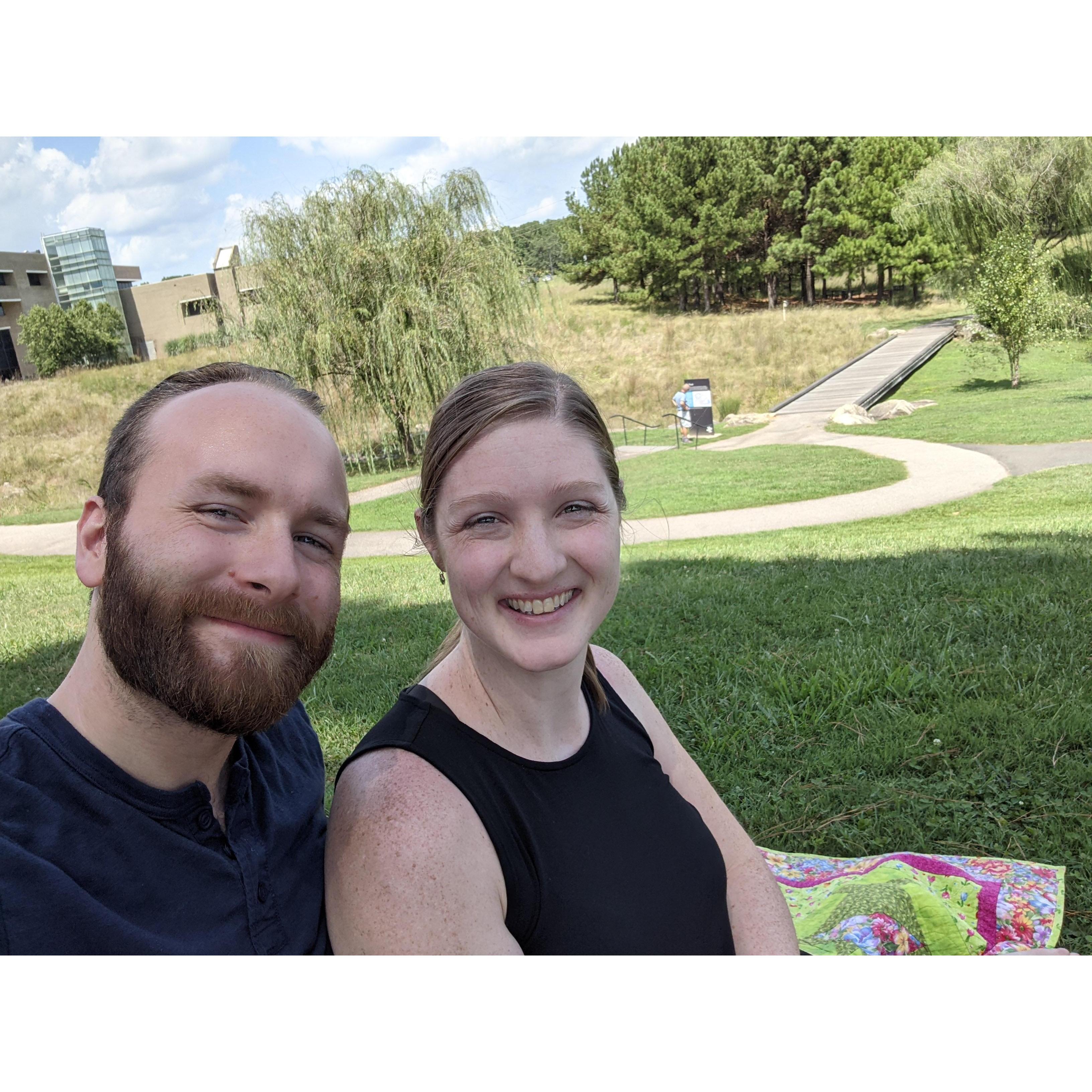 We love picnics at the art museum!