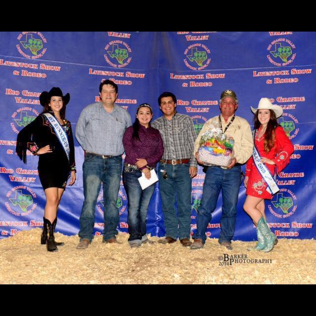 Mr. Dominguez, Vanezza and Bama at the RGVLS.