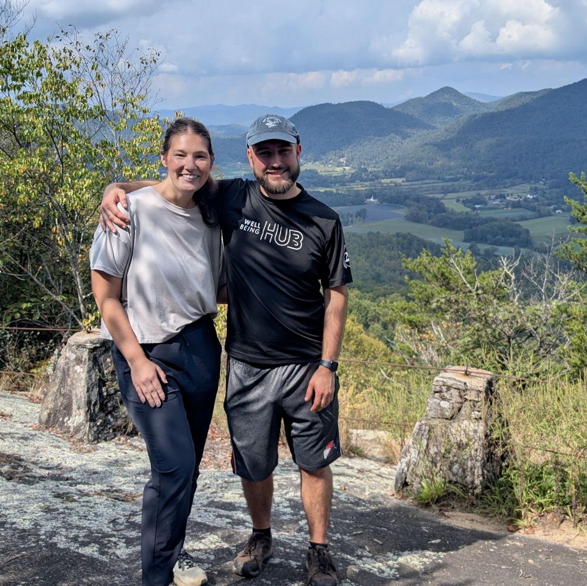 The infamous North Georgia hike that stood out to Alex very early on in us knowing each other. We had not been rained on at this point... it was only a few moments later.