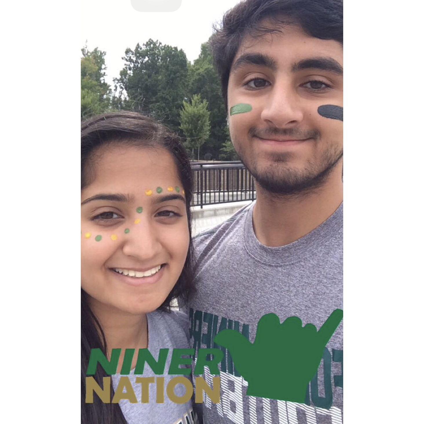 FIRST UNCC FOOTBALL GAME