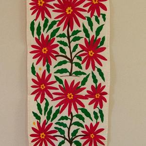 Hand-embroidered Otomi Table Runner