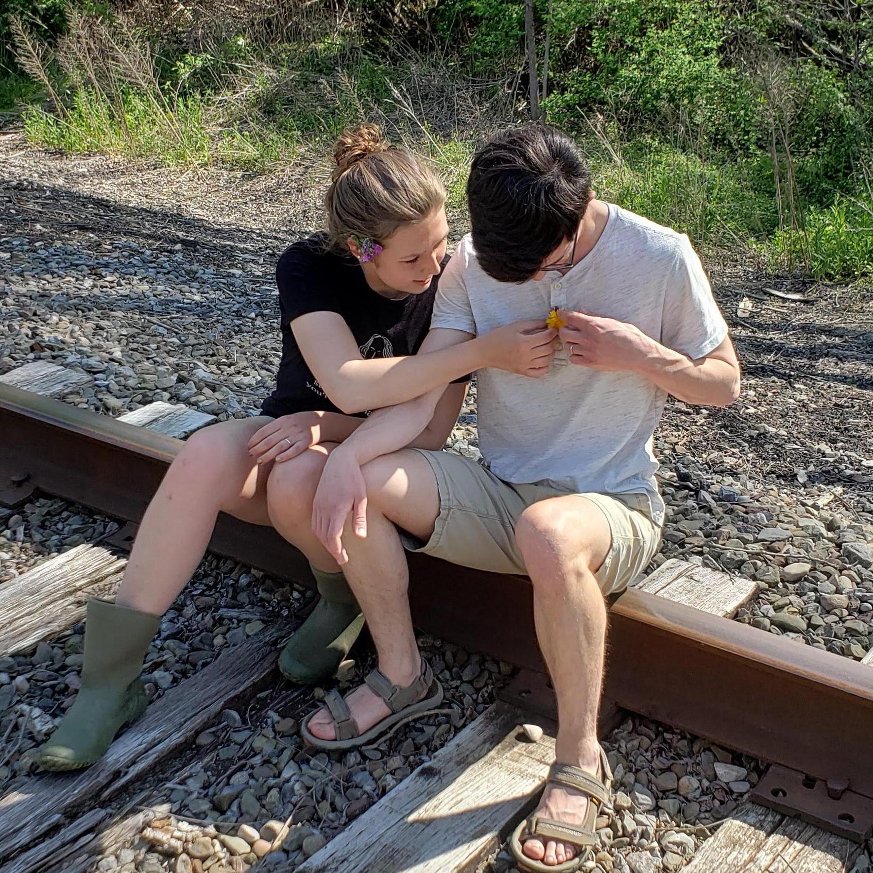 We're always down for adventure, and to pick flowers for each other along the way.