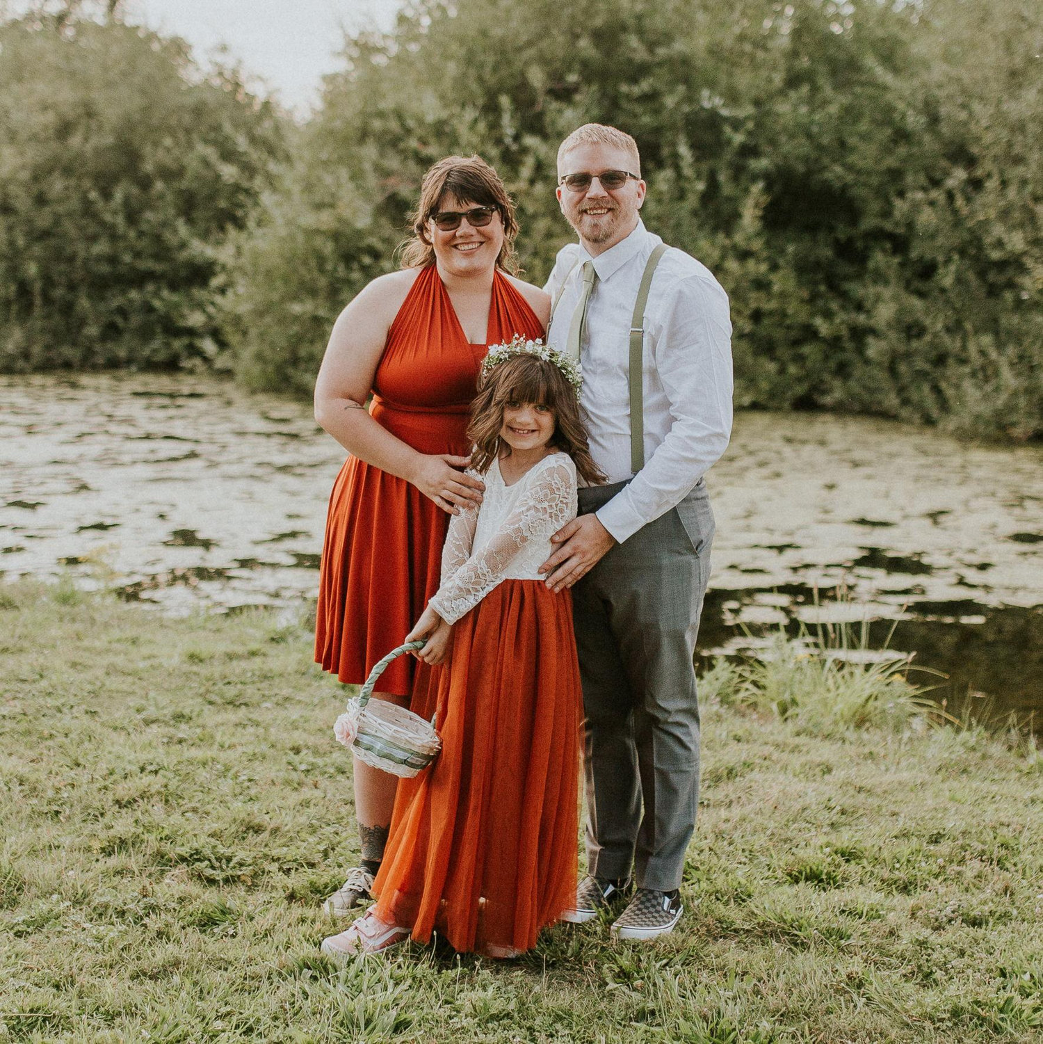 At our family friends wedding