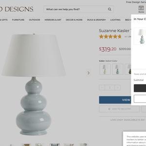 SK Triple Gourd Lamp & White Linen Shade with Brass Socket
