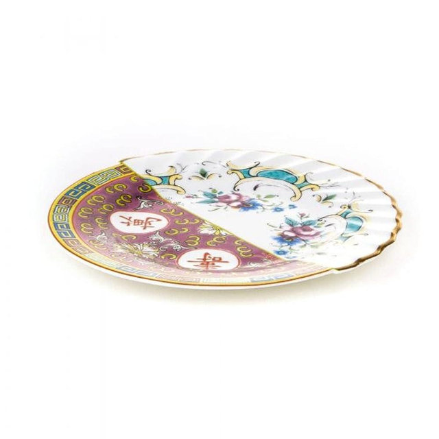 Seletti Hybrid - Dessert plate Eudossia Multicolor - Eudossia