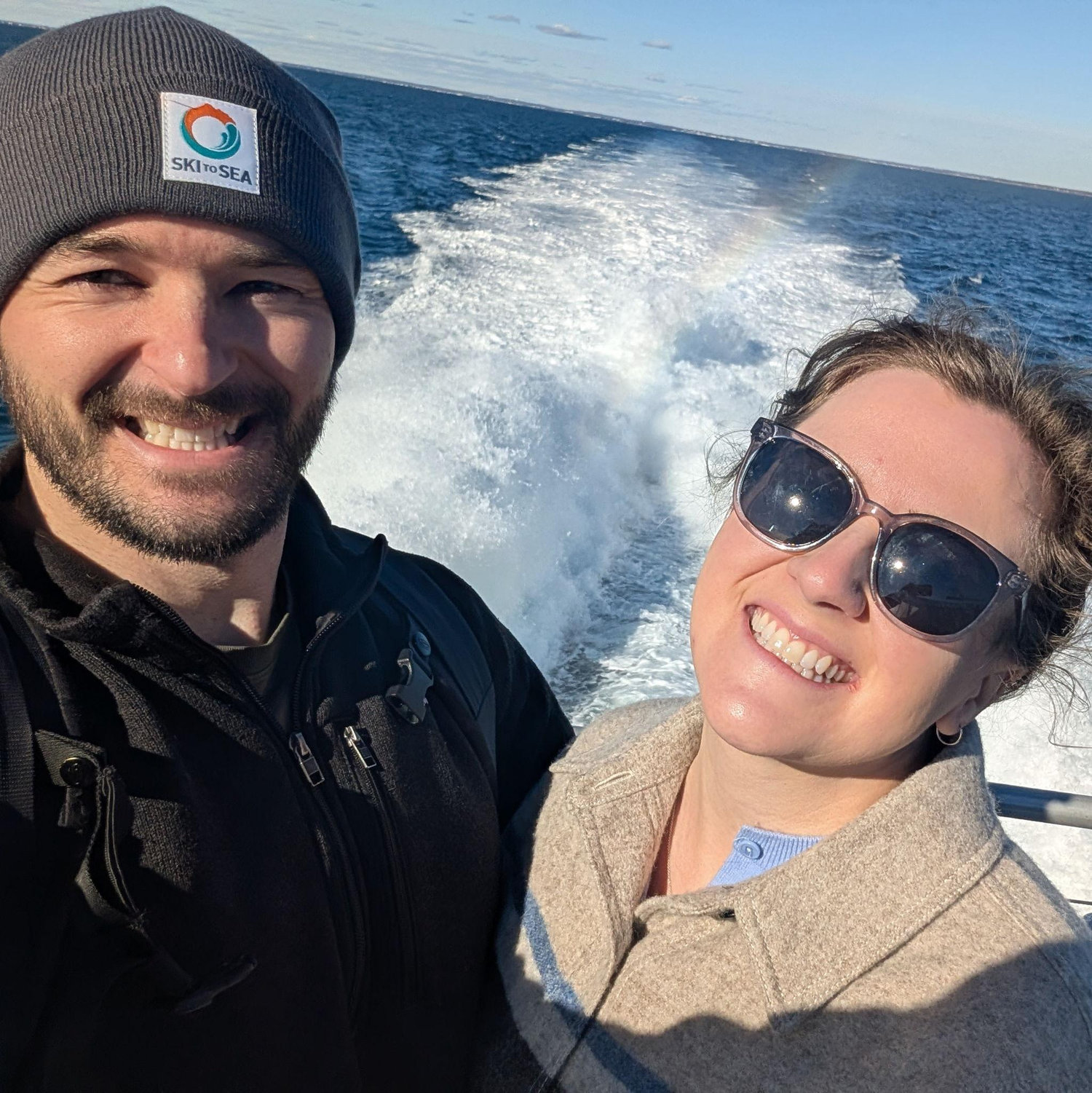 A sunny day for arriving in Nantucket for Freysinger Thanksgiving