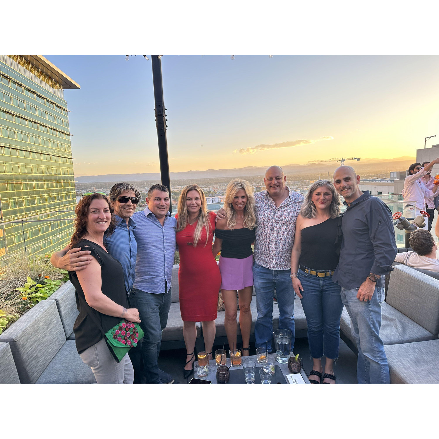 The view was stunning, but the company was even better.