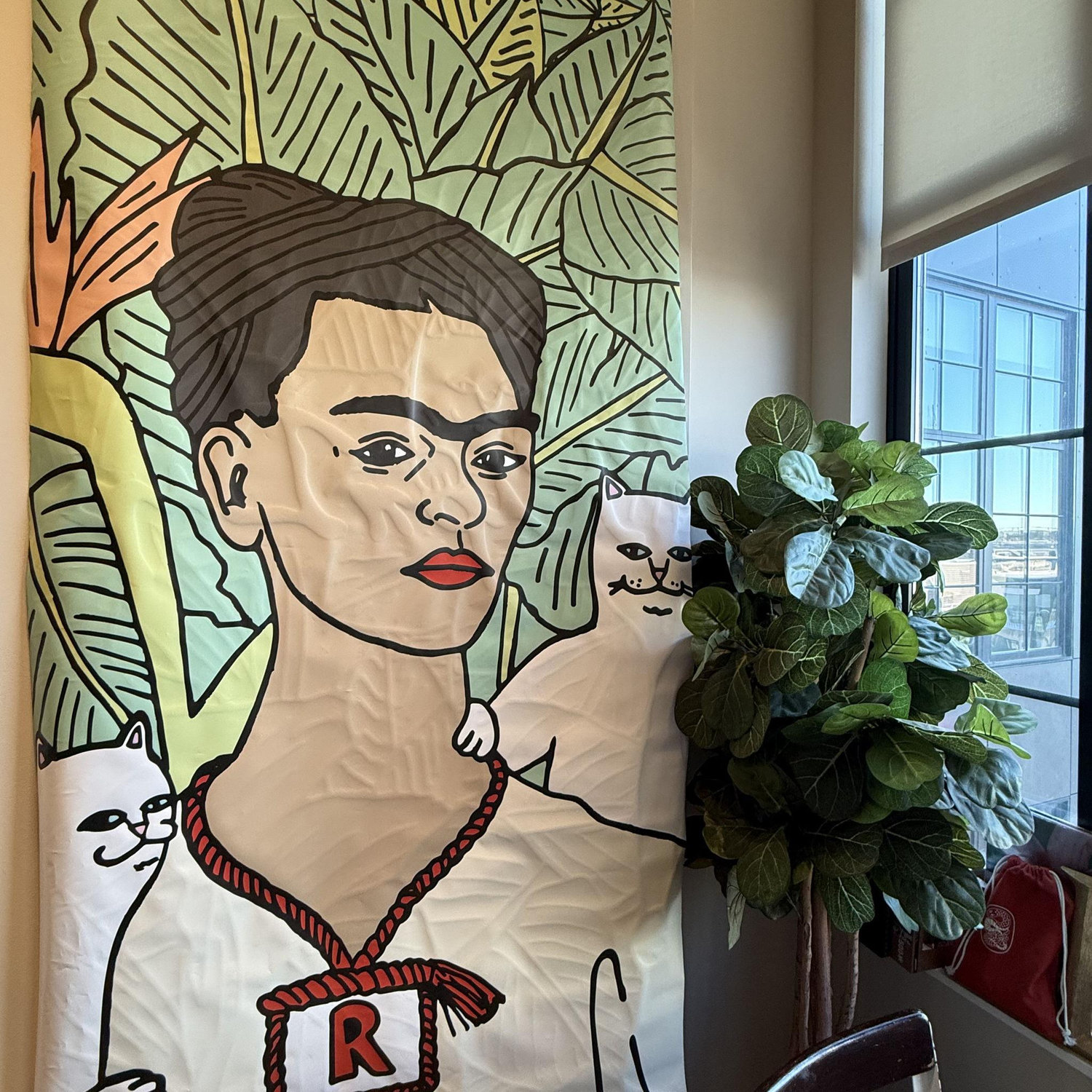 The aforementioned Frida Kahlo poster.