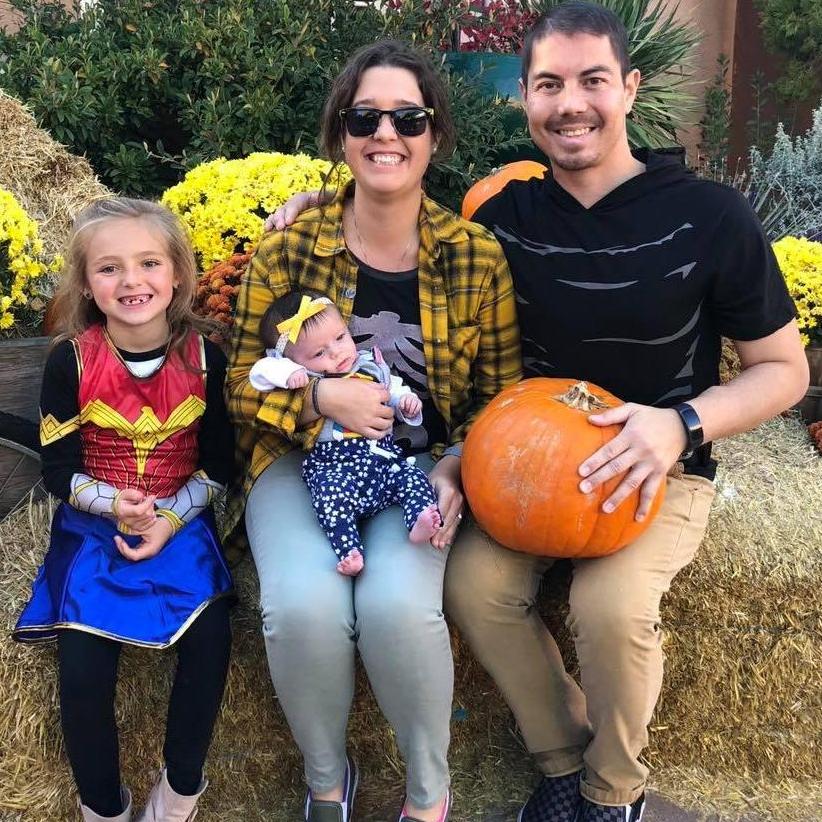 New Mexico Halloween with nieces Brielle and Amelia!