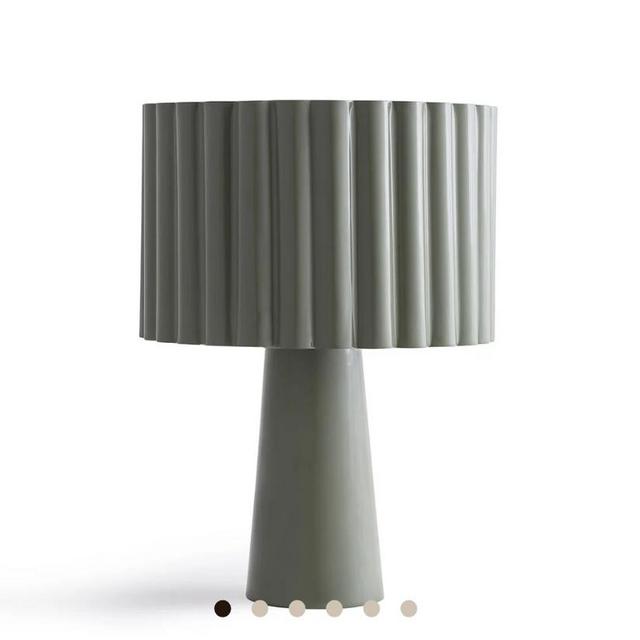 Loretta Enamel Table Lamp - Fern