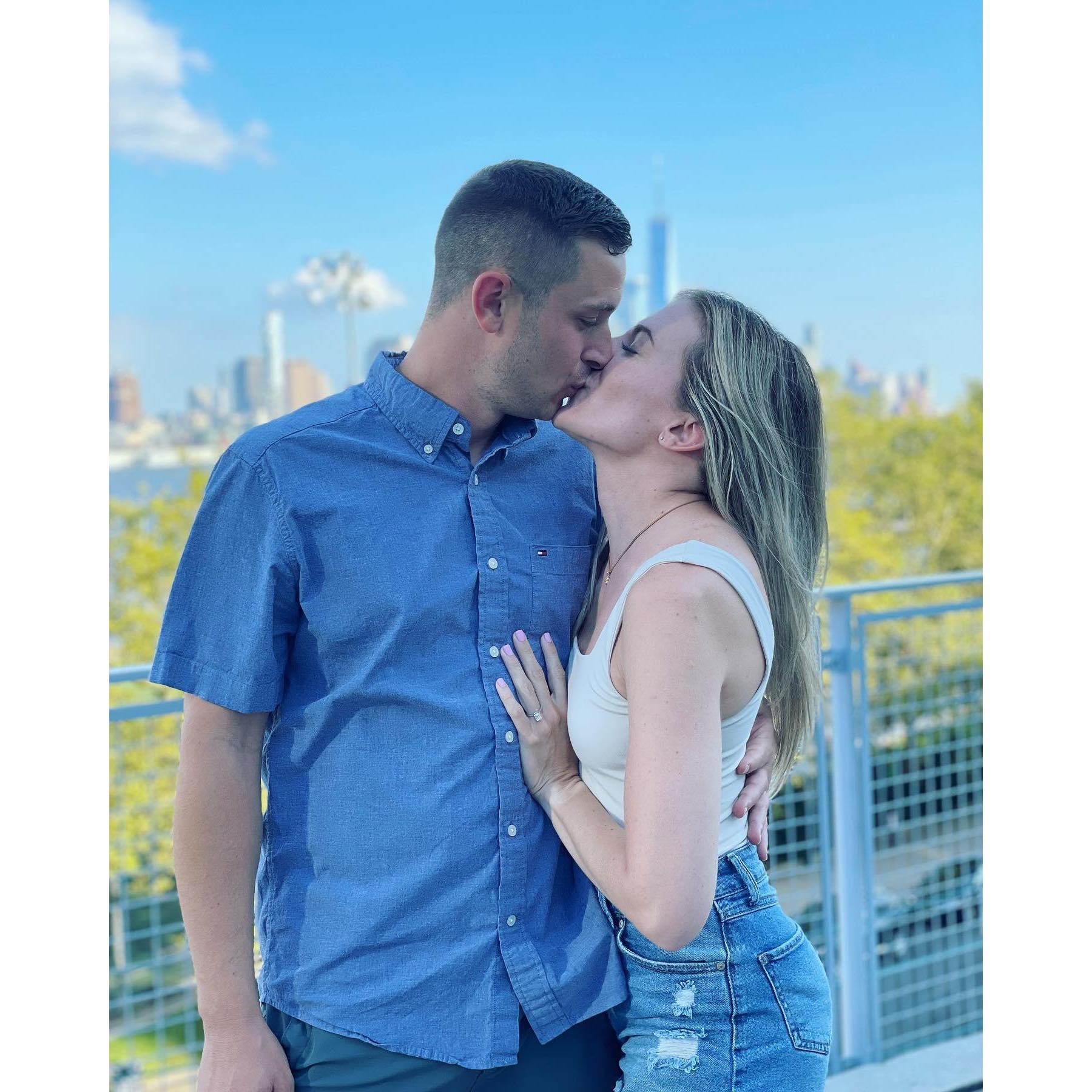 Right after she said 'are you doing what I think you're doing?'
