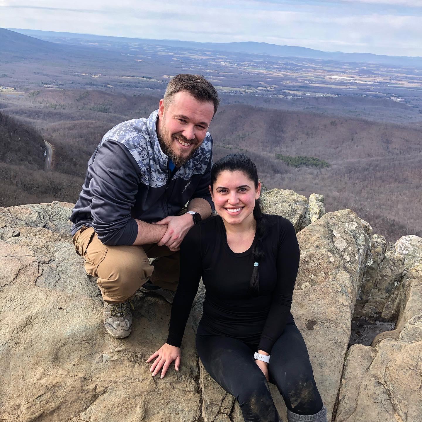 Hiking at Humpback Rock in VA