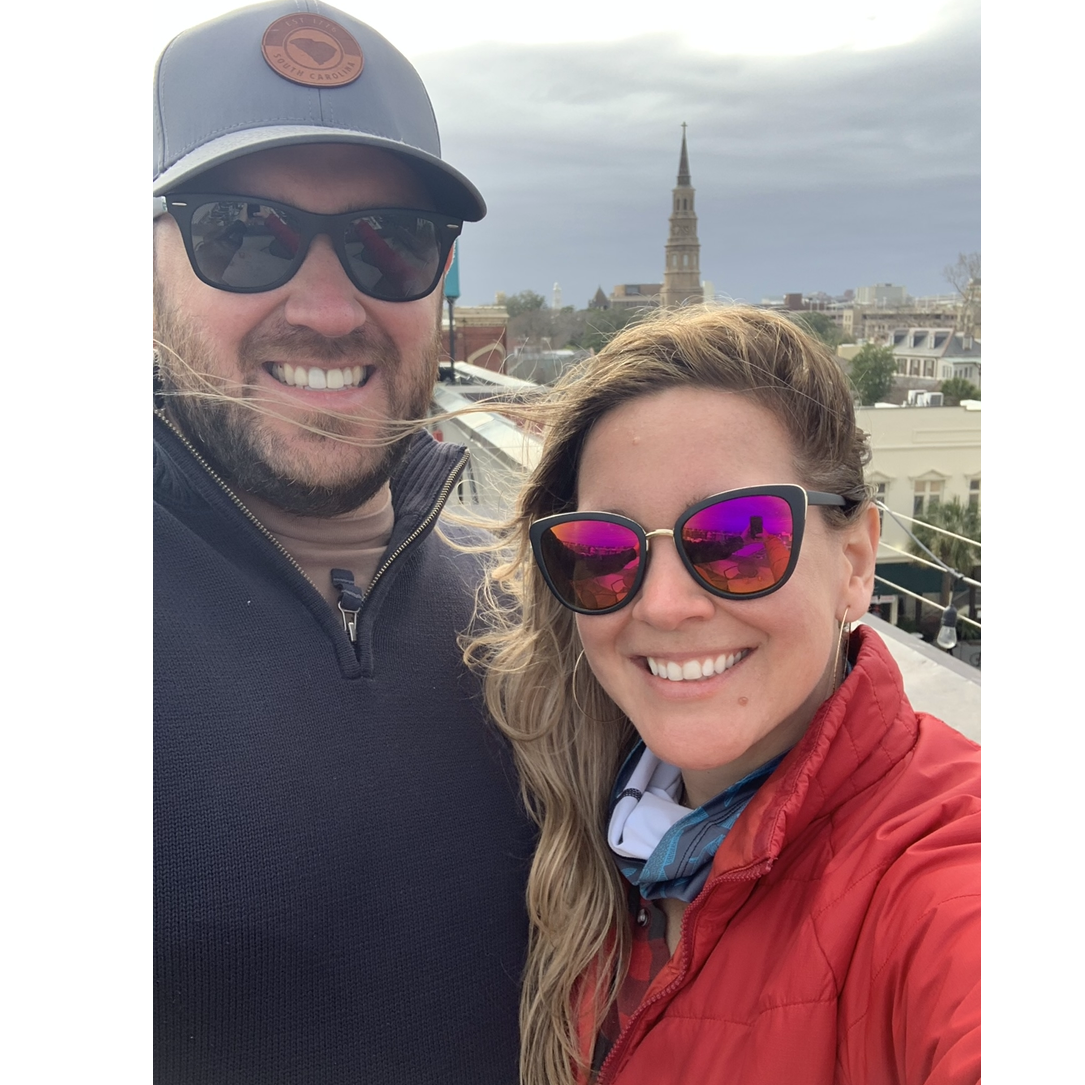 Matt visiting Jess in Charleston