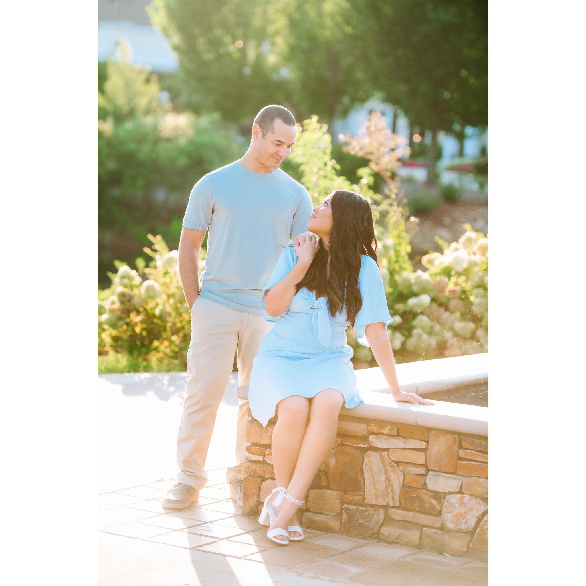 Engagement photo taken by Hannah Draughan.