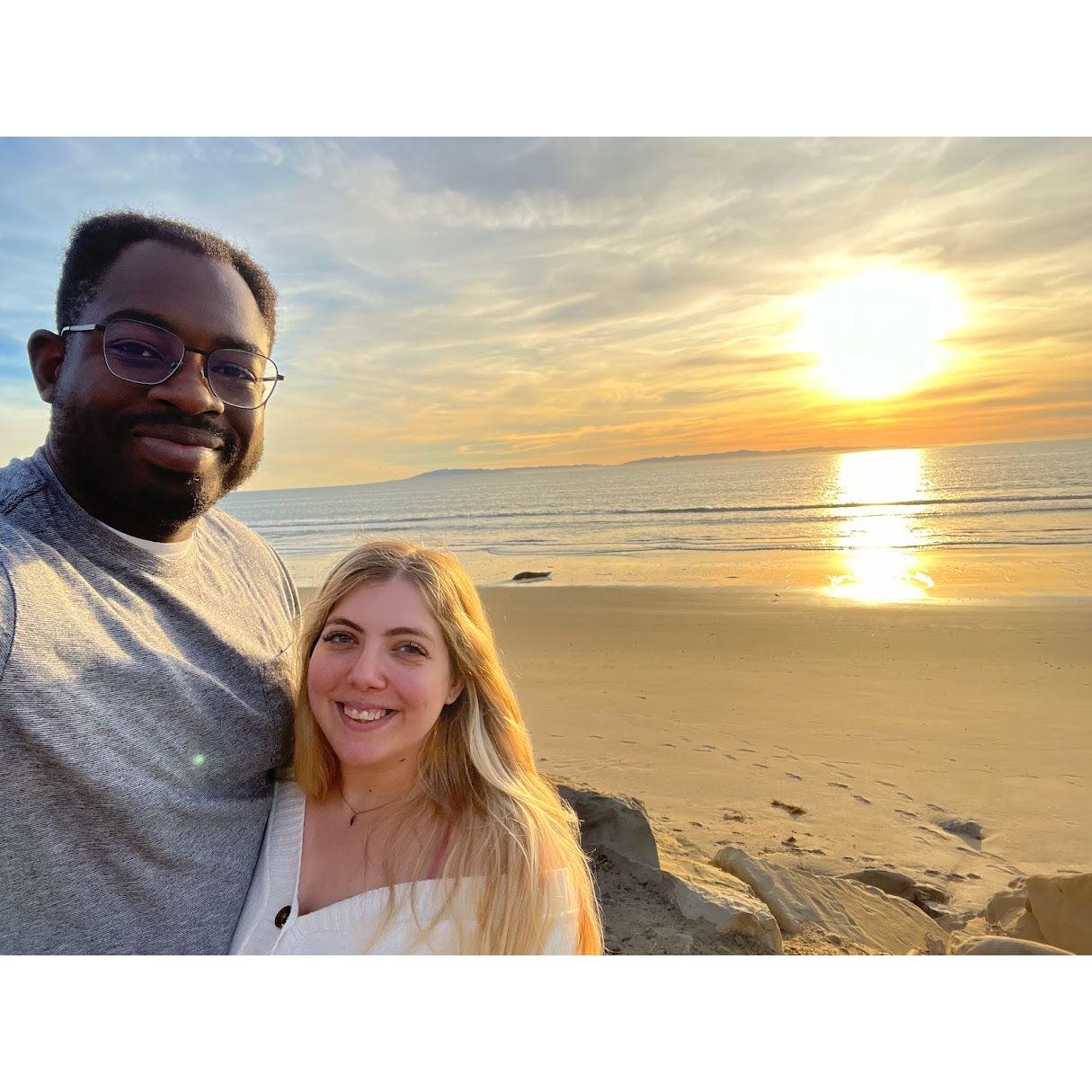 Sunset on the Pacific